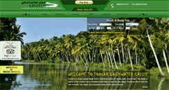 Desktop Screenshot of poovarbackwatercruise.com